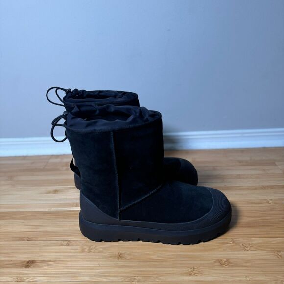 UGG Classic Short Weather Hybrid Boot 1143992 Black Men’s 13 Waterproof Suede main image 14